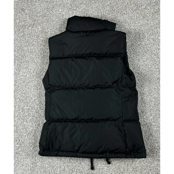 James Perse Yosemite Vest Womens 0 Black Full Zip Goose Down Puffer Quilted - Picture 8 of 10